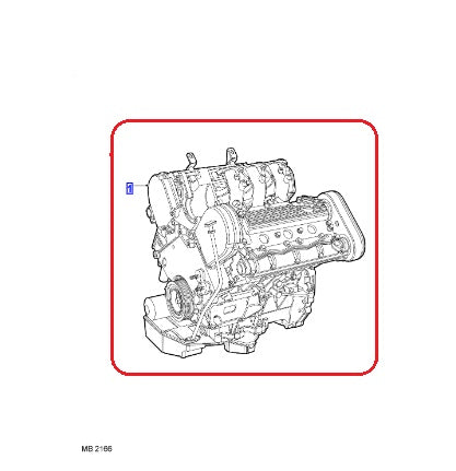 MOTOR COMPLETO - PIEZA SEMI NUEVA - FREELANDER 96-06