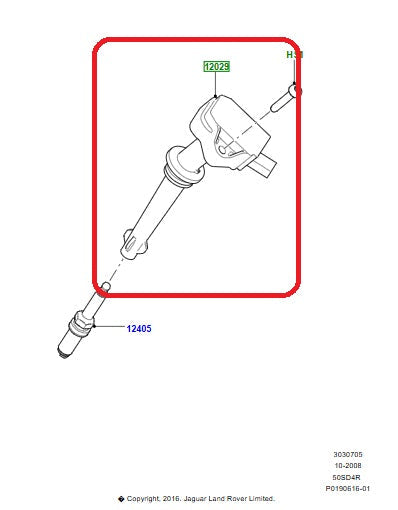 BOBINA DE ENCENDIDO LR4 10-16