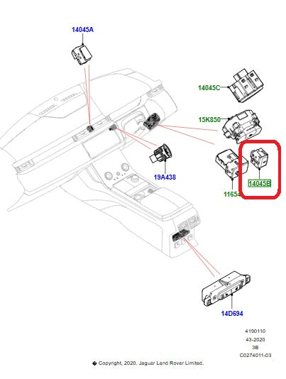 INTERRUPTOR DE CAJUEALA VELAR 17-