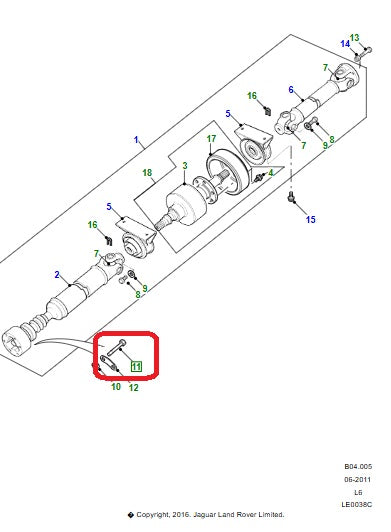 TORNILLO TORXEXTERNO FREELANDER 96-06