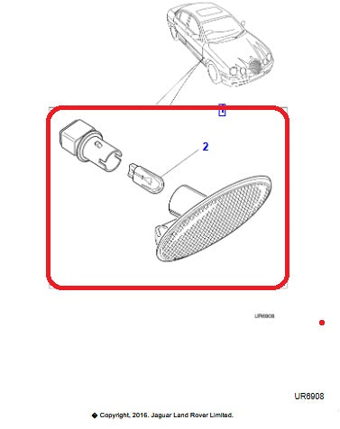 LAMPARA LATERAL DE INDICADOR DE DIRECCION